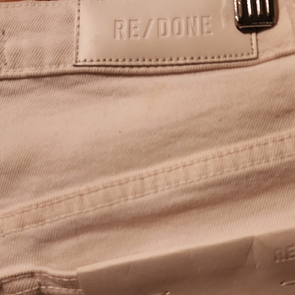 RE/DONE 90'high rise ankle crop distressed jeans - Picture 6 of 8